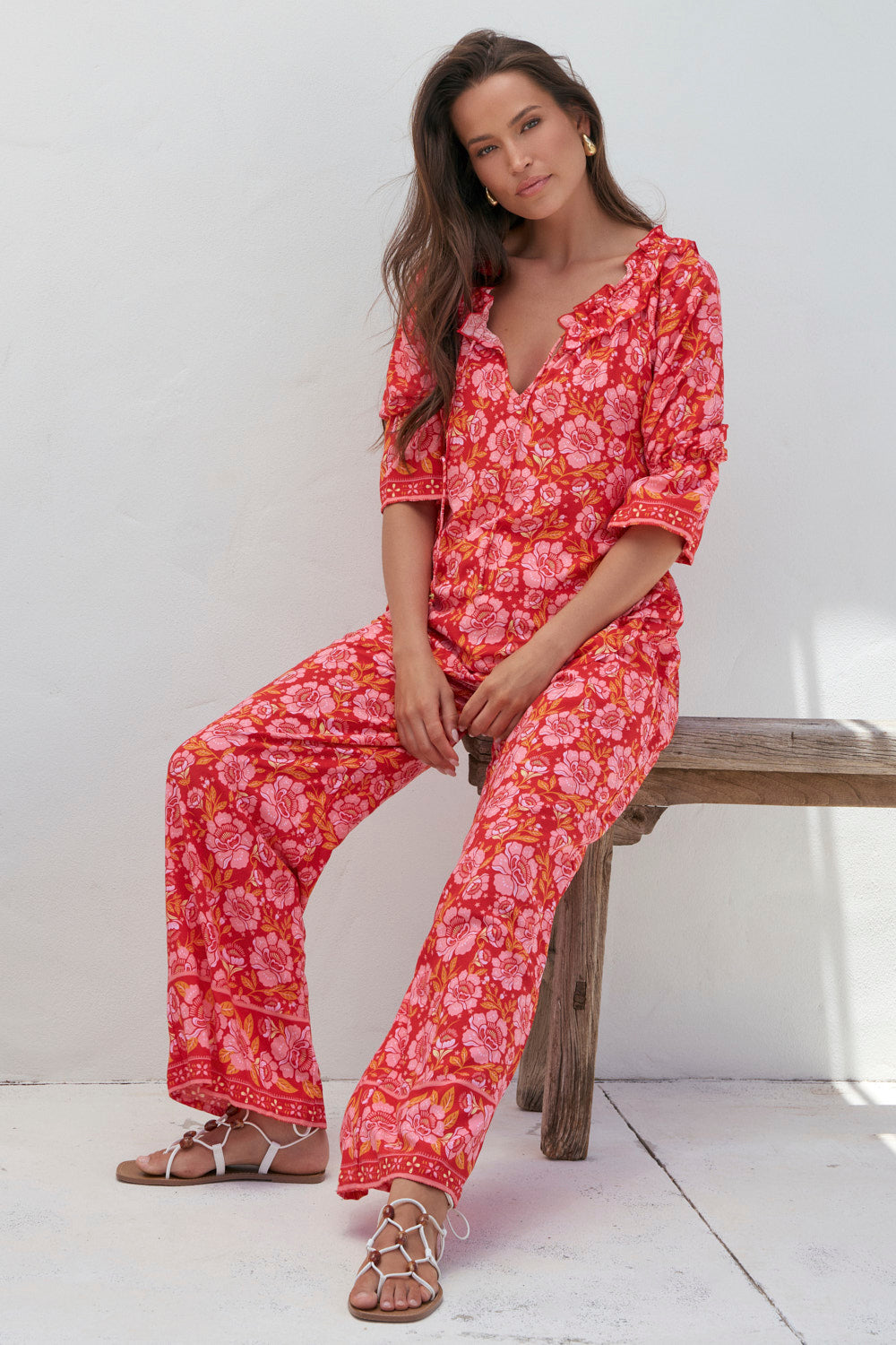 Pippy Blouse in Cherry Jubilee