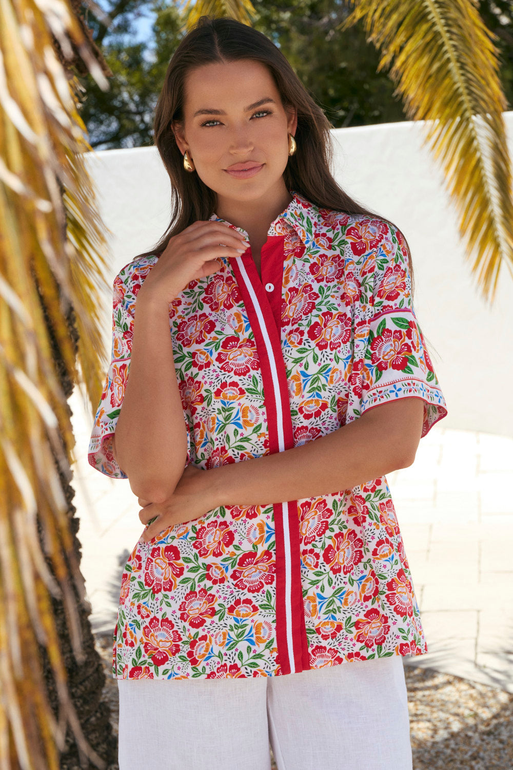 Sam Short Sleeve Shirt in Verdelle